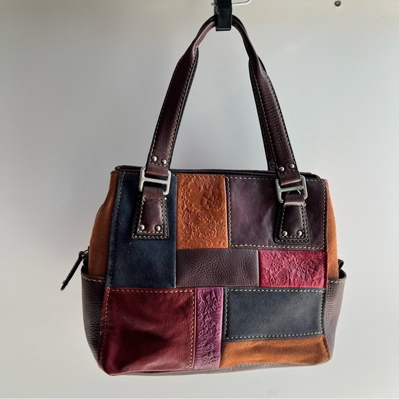 Fossil Handbags - Fossil Patchwork Leather Tote Bag - Multicolor
